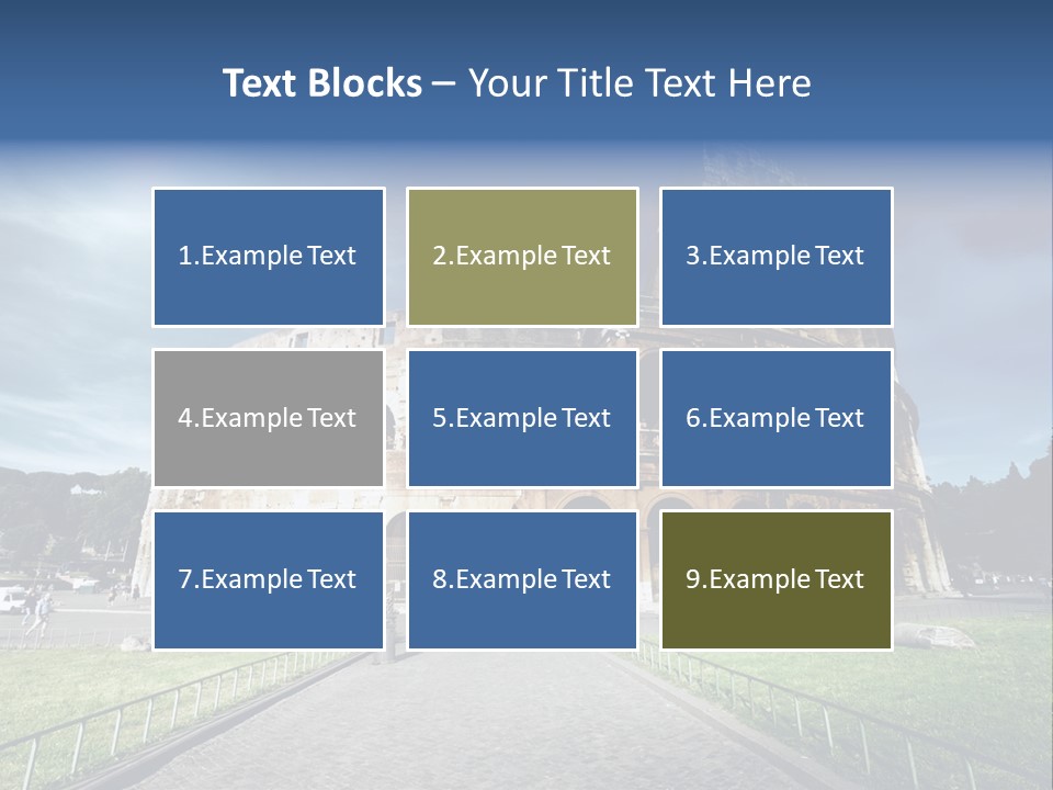 Grass Colosseo Old PowerPoint Template