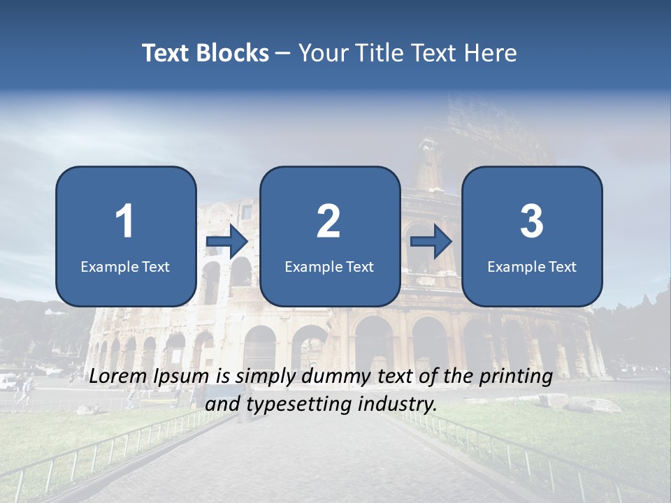 Grass Colosseo Old PowerPoint Template