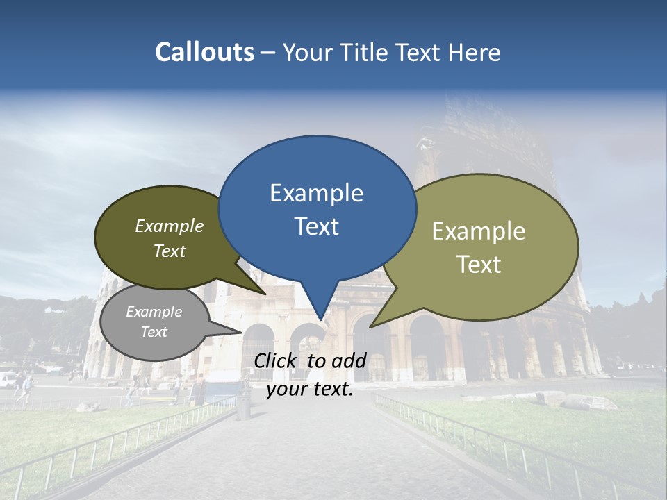 Grass Colosseo Old PowerPoint Template