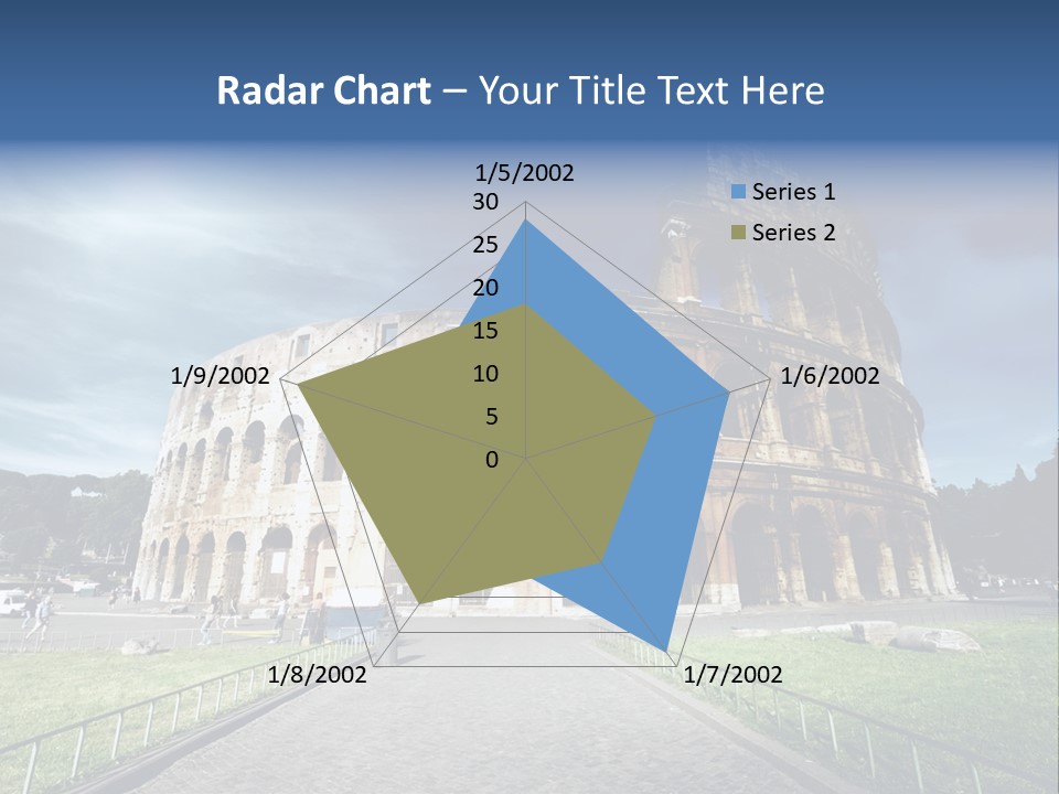 Grass Colosseo Old PowerPoint Template