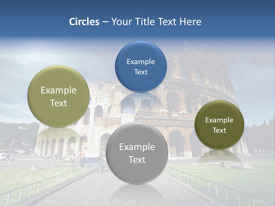 Grass Colosseo Old PowerPoint Template