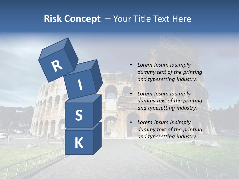 Grass Colosseo Old PowerPoint Template