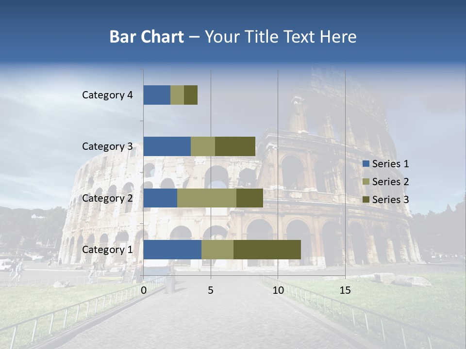 Grass Colosseo Old PowerPoint Template