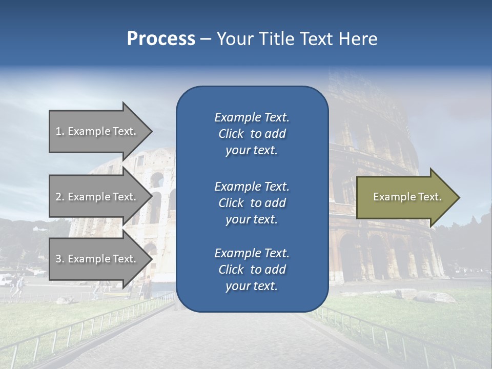 Grass Colosseo Old PowerPoint Template