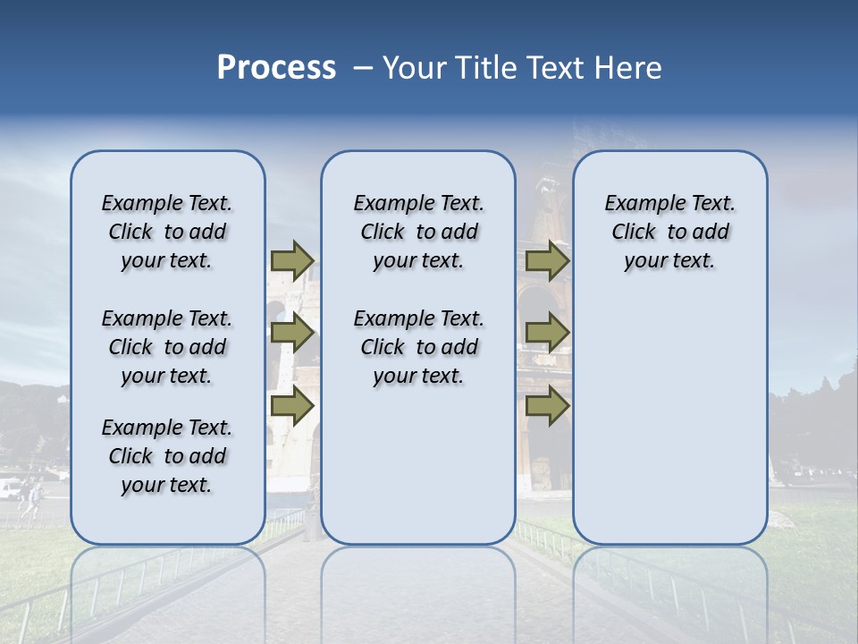 Grass Colosseo Old PowerPoint Template