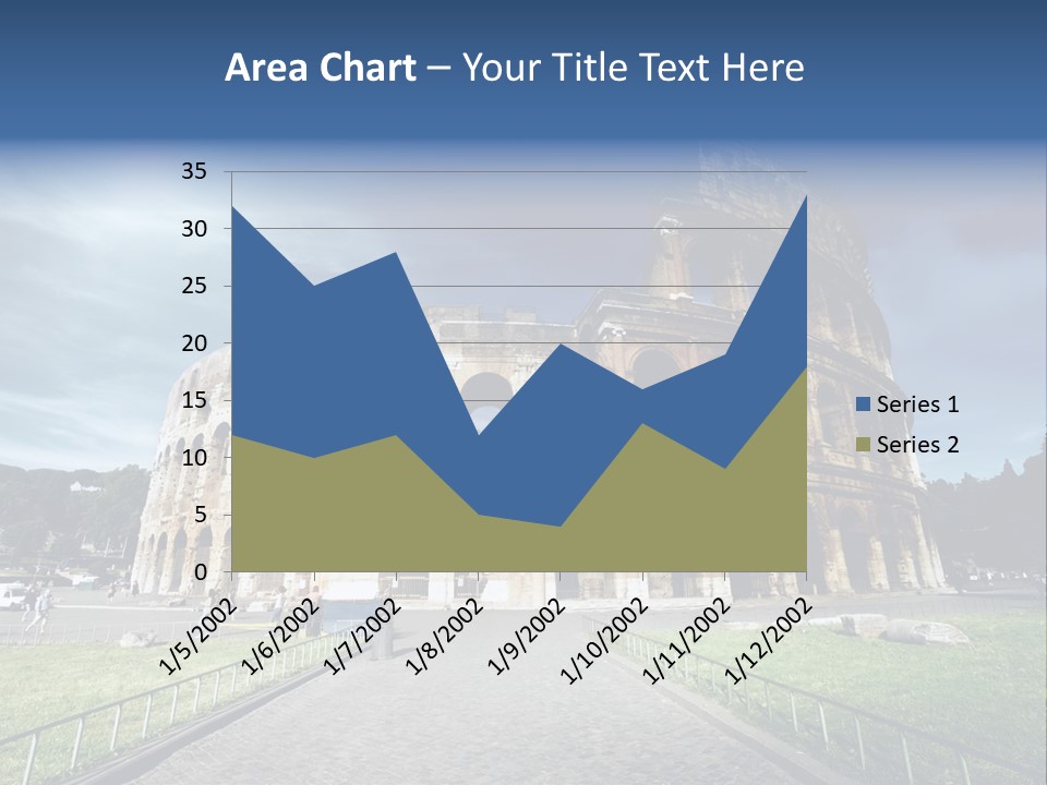 Grass Colosseo Old PowerPoint Template