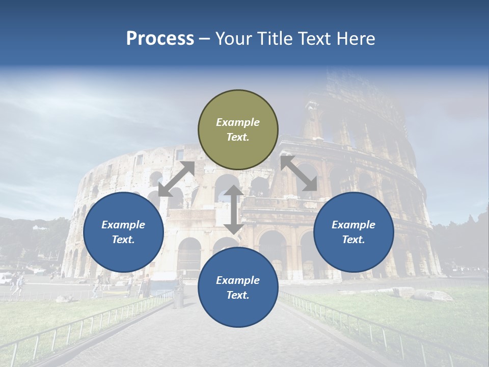 Grass Colosseo Old PowerPoint Template