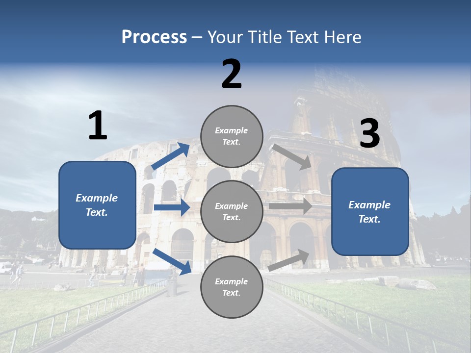 Grass Colosseo Old PowerPoint Template