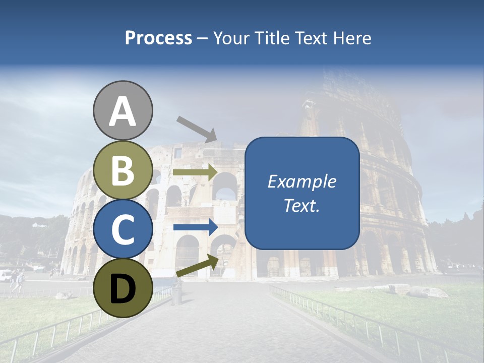 Grass Colosseo Old PowerPoint Template