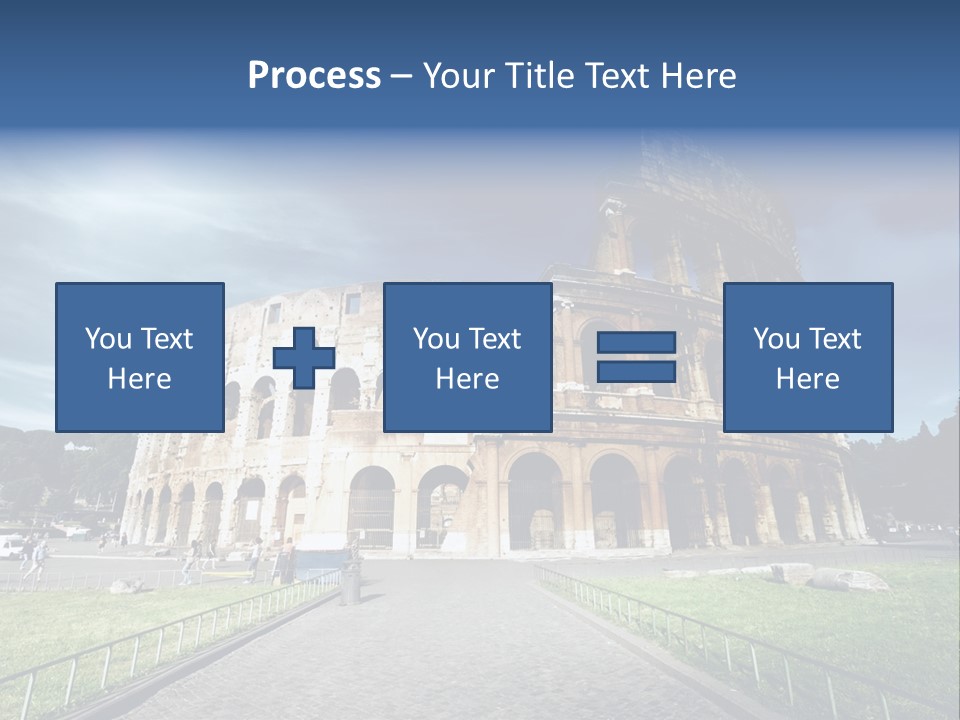 Grass Colosseo Old PowerPoint Template