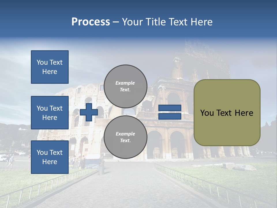 Grass Colosseo Old PowerPoint Template