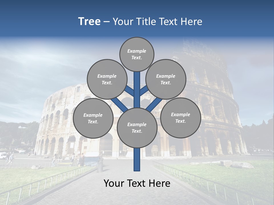 Grass Colosseo Old PowerPoint Template