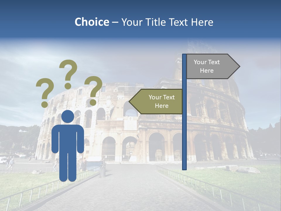 Grass Colosseo Old PowerPoint Template