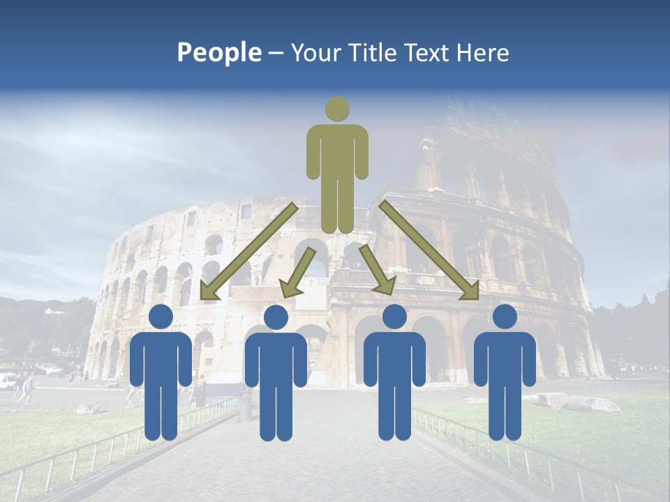 Grass Colosseo Old PowerPoint Template