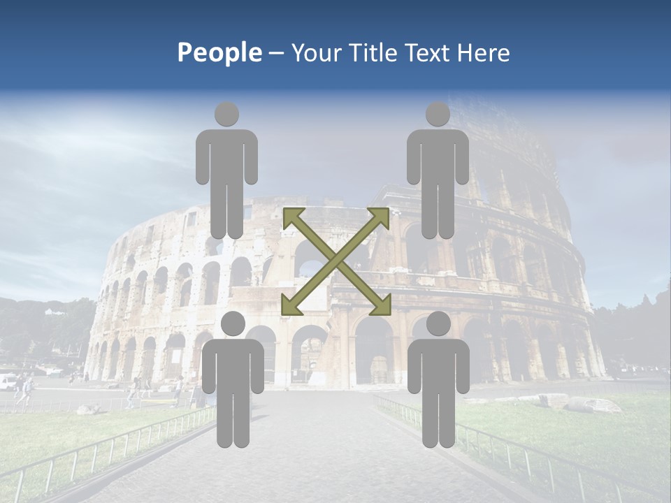 Grass Colosseo Old PowerPoint Template