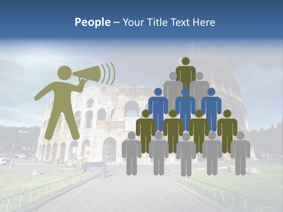 Grass Colosseo Old PowerPoint Template