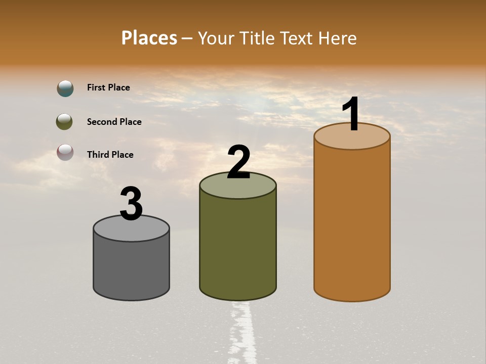 Transportation Road Race PowerPoint Template