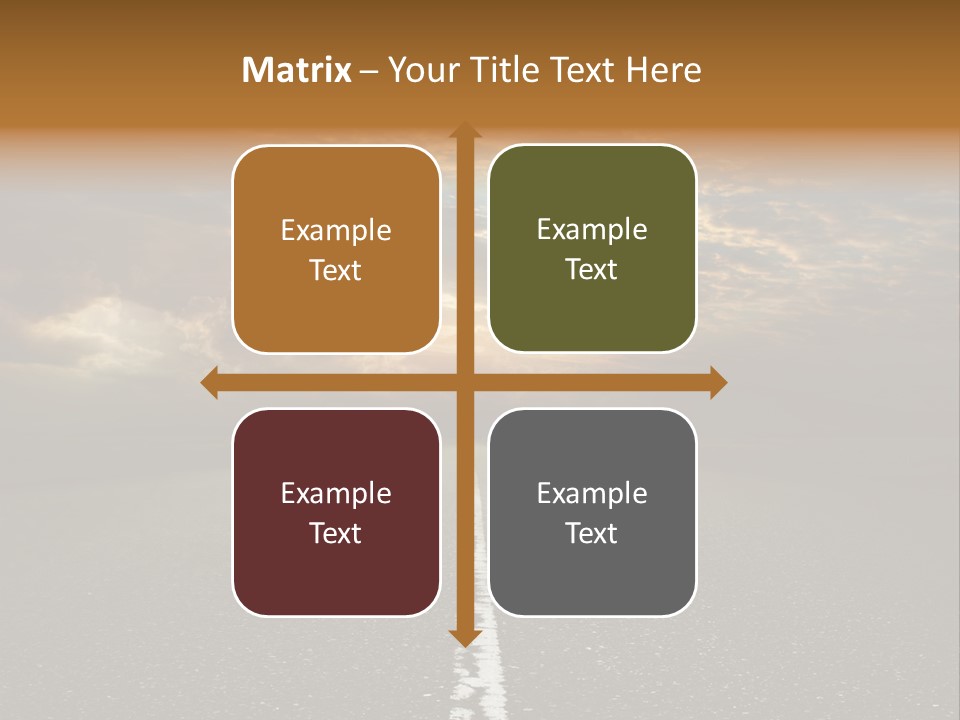 Transportation Road Race PowerPoint Template