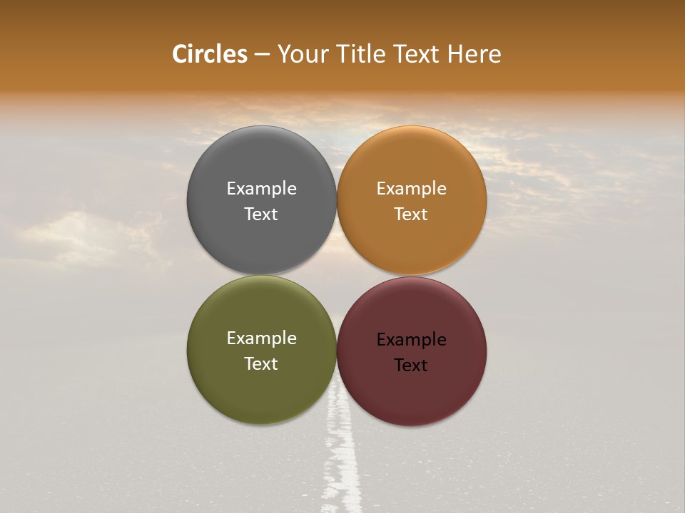 Transportation Road Race PowerPoint Template