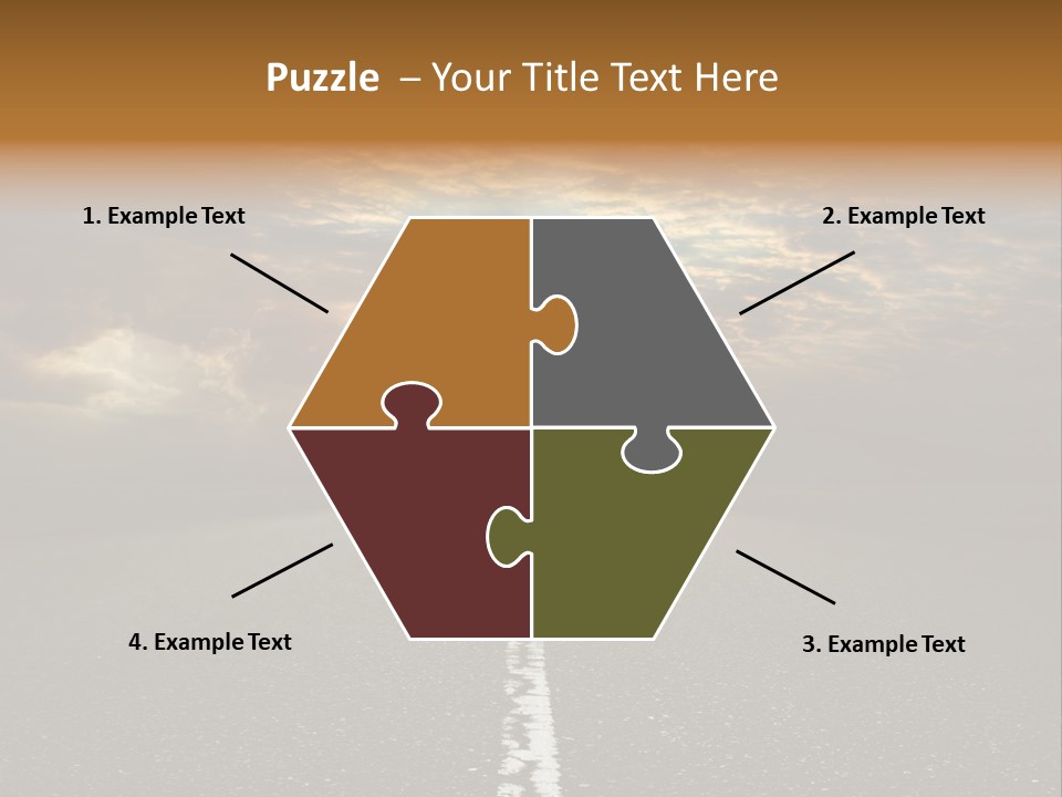 Transportation Road Race PowerPoint Template