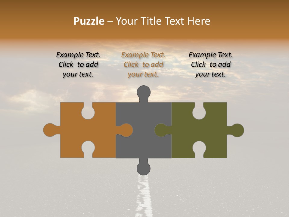 Transportation Road Race PowerPoint Template