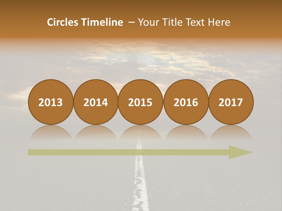 Transportation Road Race PowerPoint Template