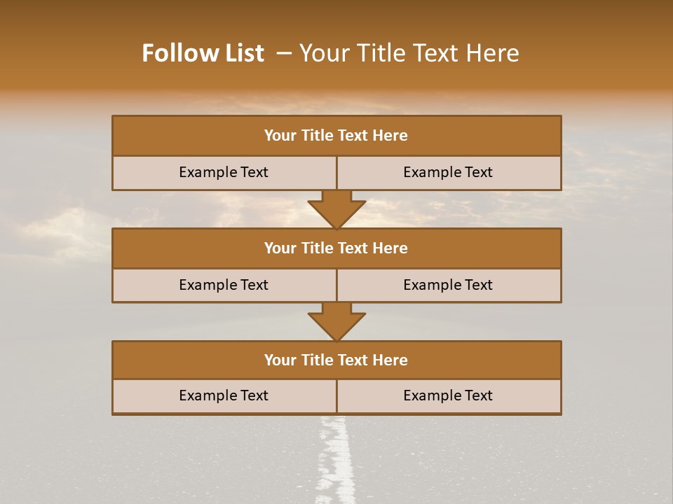 Transportation Road Race PowerPoint Template