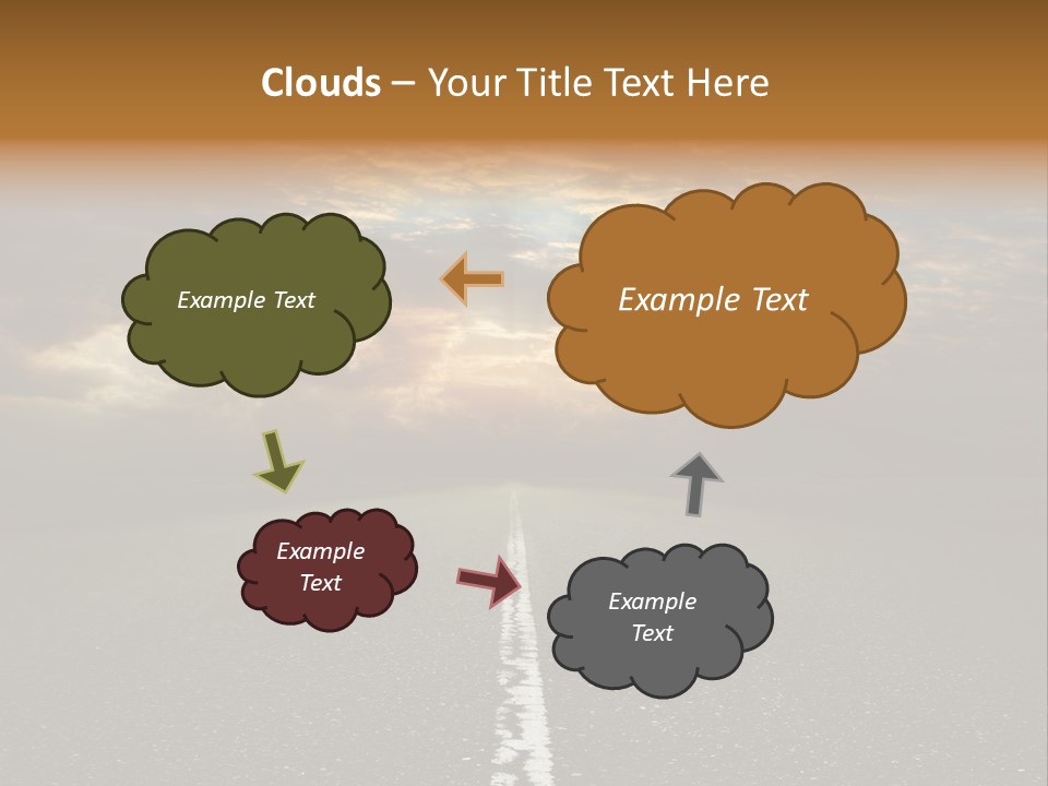 Transportation Road Race PowerPoint Template