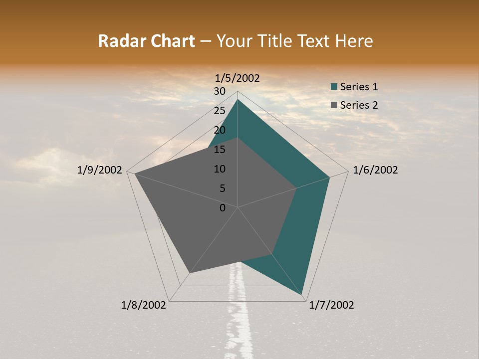 Transportation Road Race PowerPoint Template