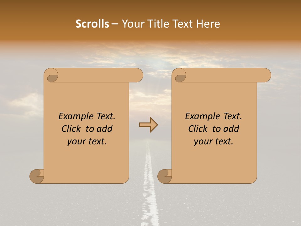 Transportation Road Race PowerPoint Template