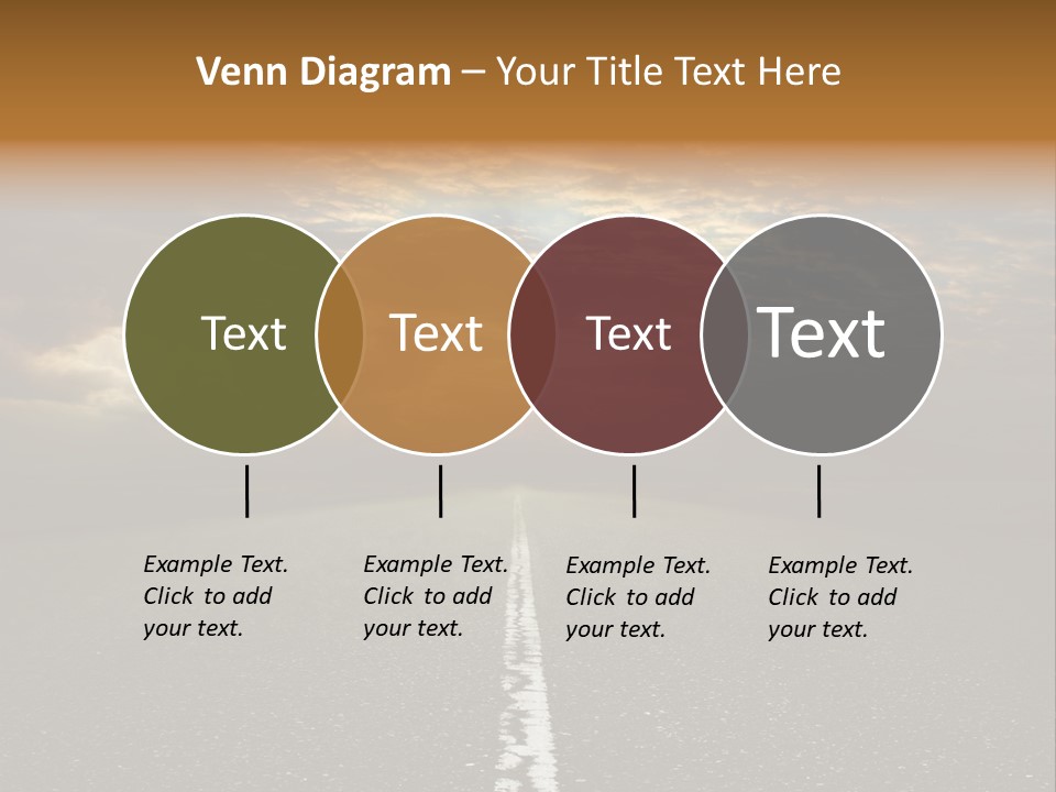 Transportation Road Race PowerPoint Template