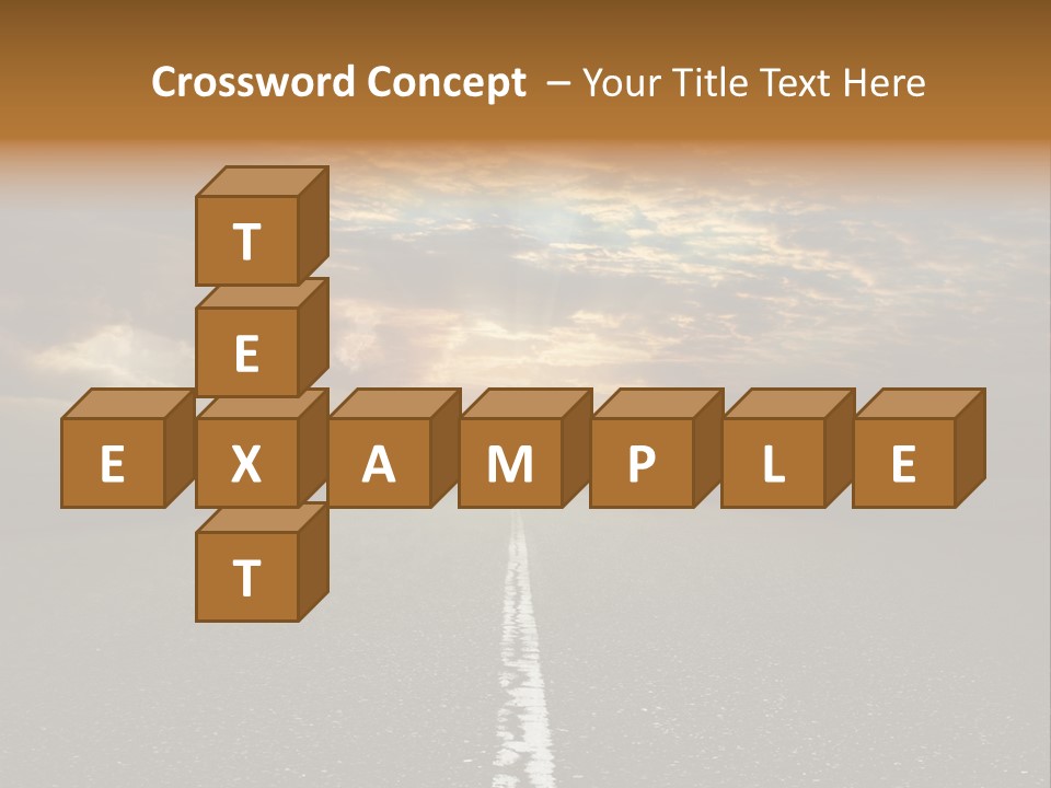 Transportation Road Race PowerPoint Template