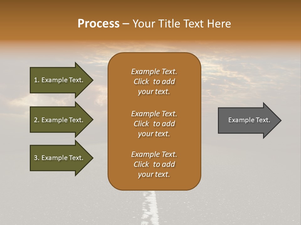 Transportation Road Race PowerPoint Template