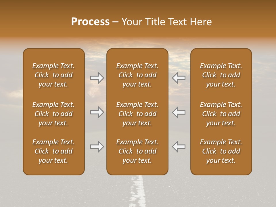 Transportation Road Race PowerPoint Template