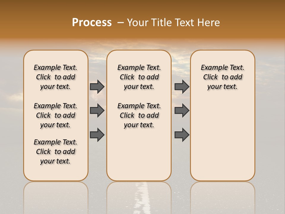 Transportation Road Race PowerPoint Template