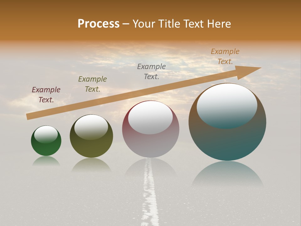 Transportation Road Race PowerPoint Template