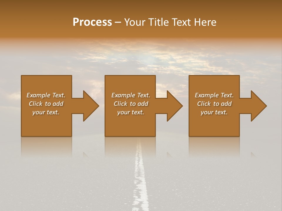 Transportation Road Race PowerPoint Template