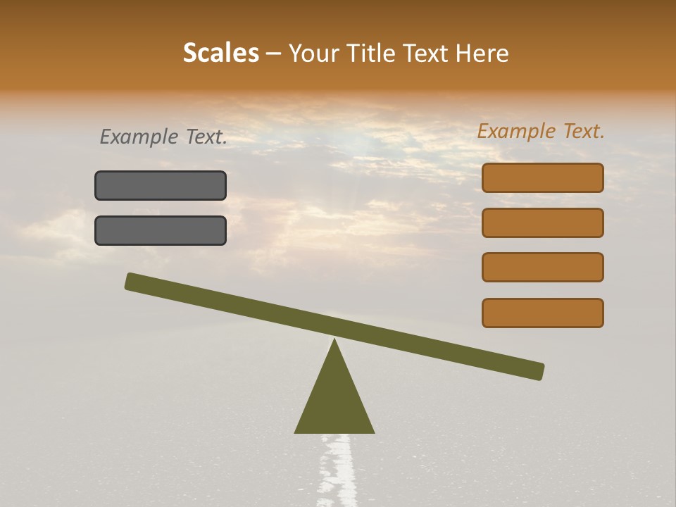 Transportation Road Race PowerPoint Template