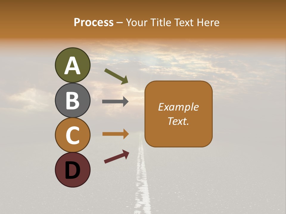 Transportation Road Race PowerPoint Template