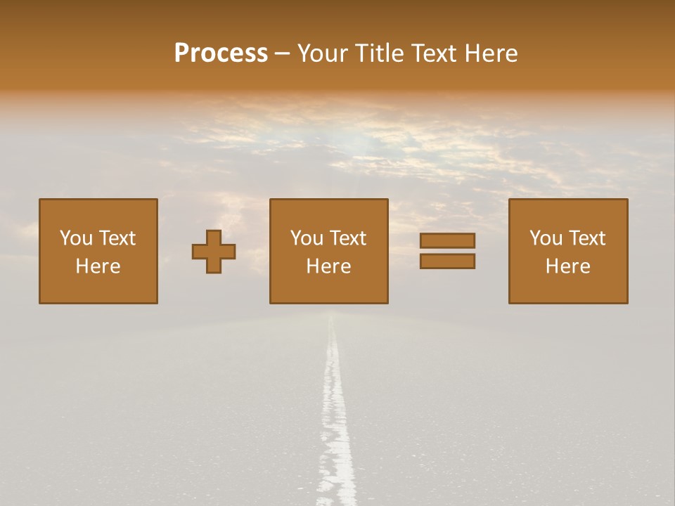 Transportation Road Race PowerPoint Template