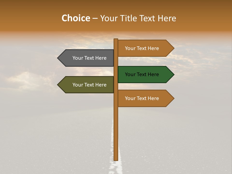 Transportation Road Race PowerPoint Template