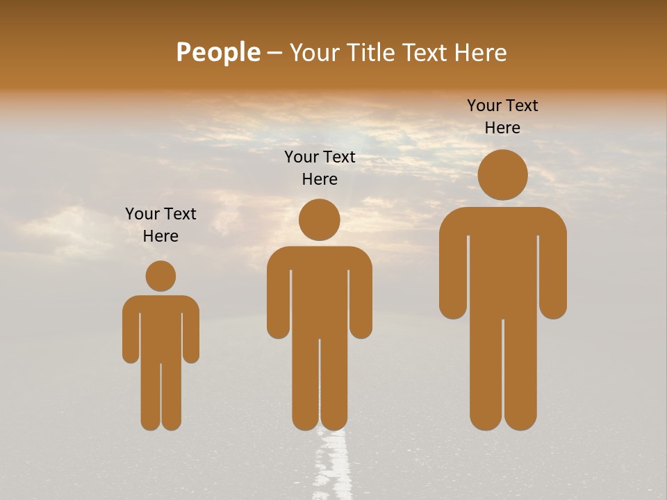 Transportation Road Race PowerPoint Template