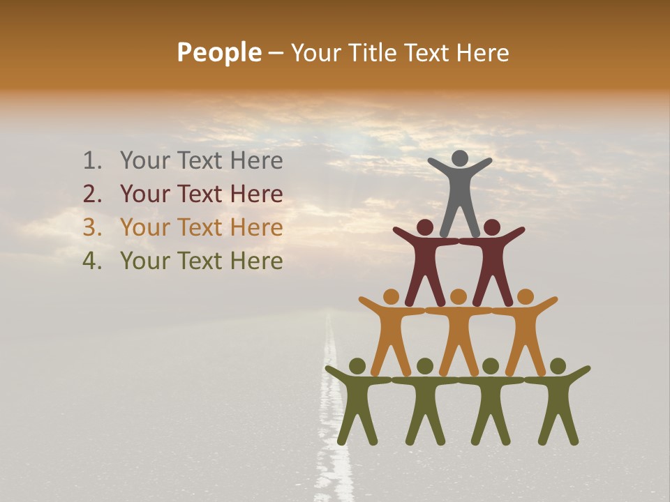 Transportation Road Race PowerPoint Template