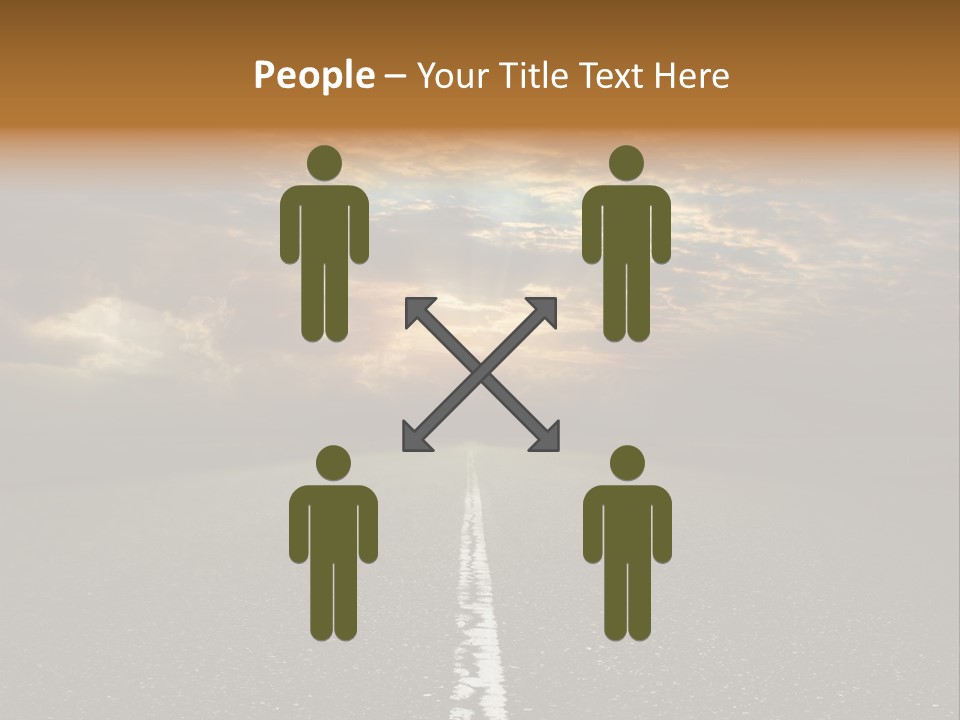 Transportation Road Race PowerPoint Template