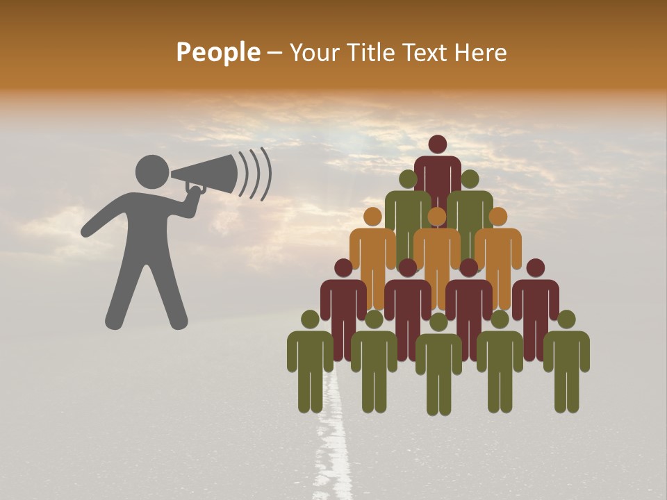 Transportation Road Race PowerPoint Template