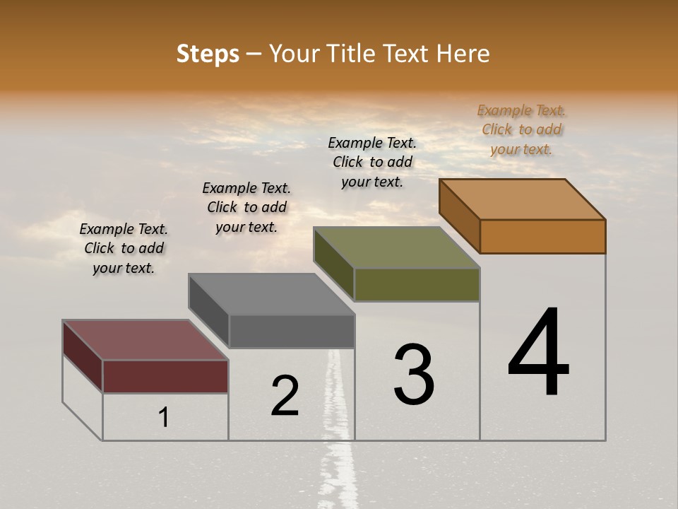 Transportation Road Race PowerPoint Template