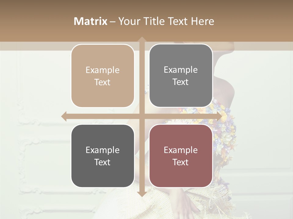 Look Carnival Coiffure PowerPoint Template