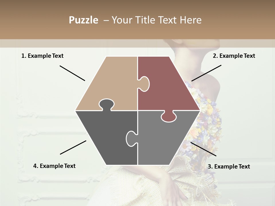 Look Carnival Coiffure PowerPoint Template