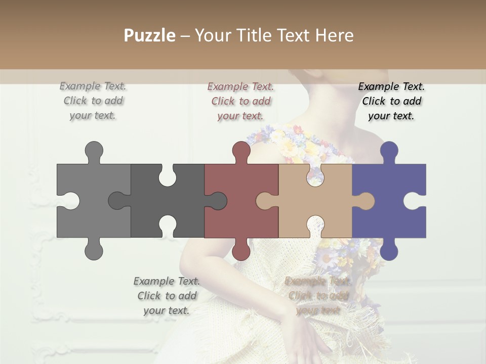 Look Carnival Coiffure PowerPoint Template