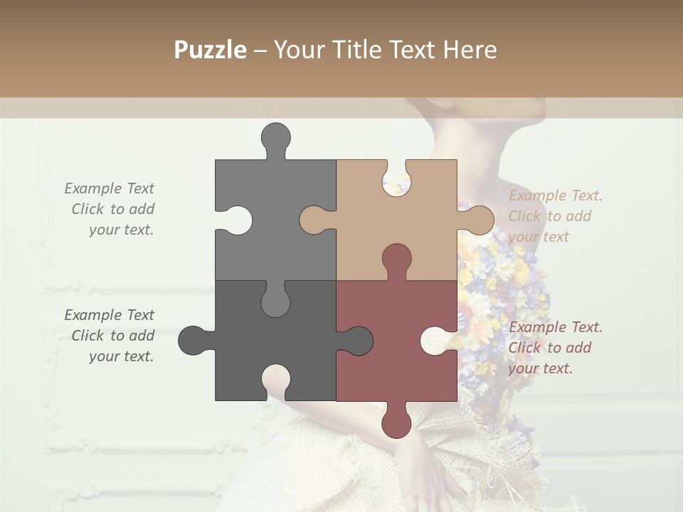 Look Carnival Coiffure PowerPoint Template